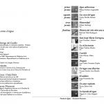 Pàgina de Jurat i index del llibre del II Concurs de Contes de l'Aigua
